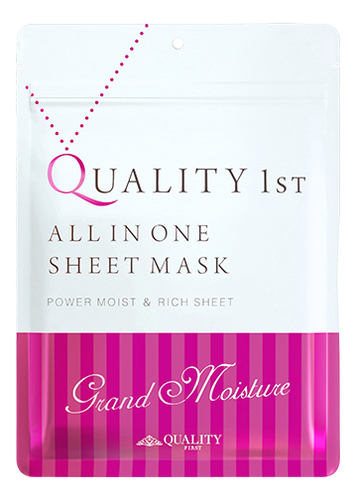 Увлажняющая маска для лица Quality 1 st All in One Sheet Mask Grand Moisture Маска 7шт