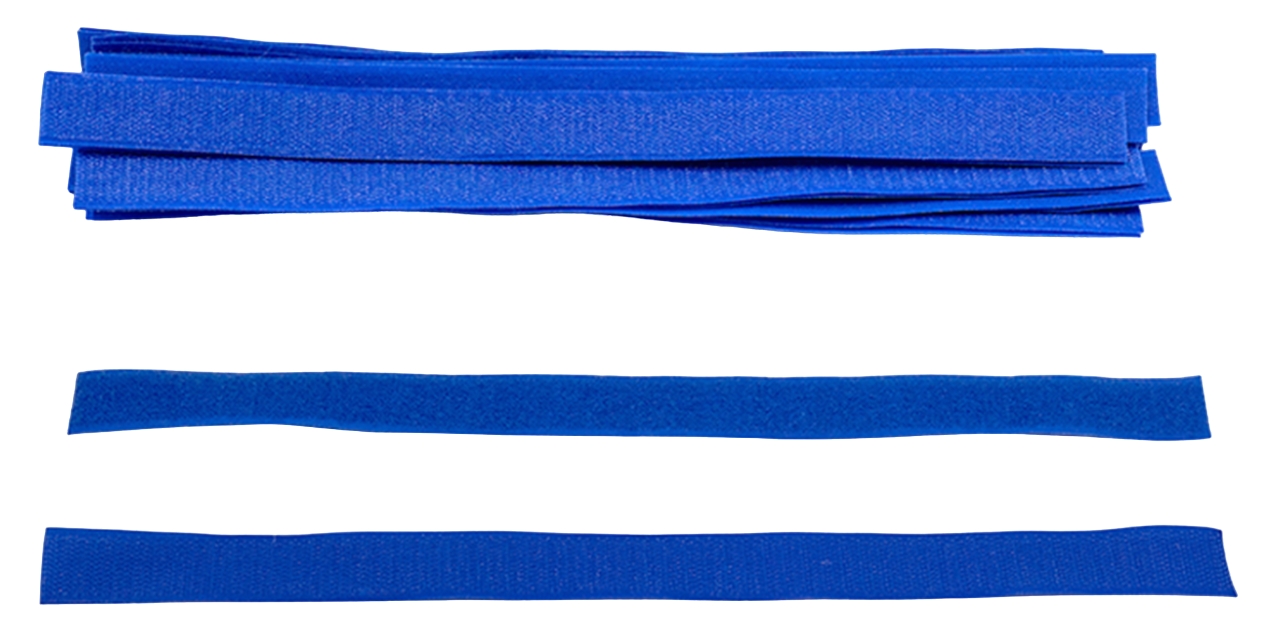 Ножная лента-липучка синяя 37 см 10 шт.