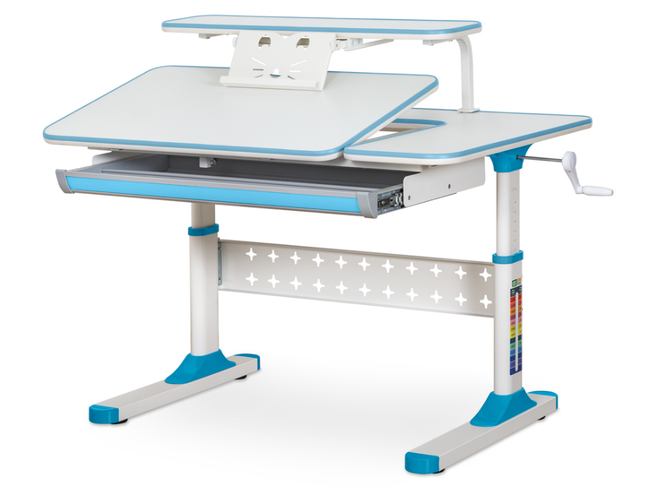 фото Детский стол ergokids th-320 blue (арт. th-320 w/bl) mealux