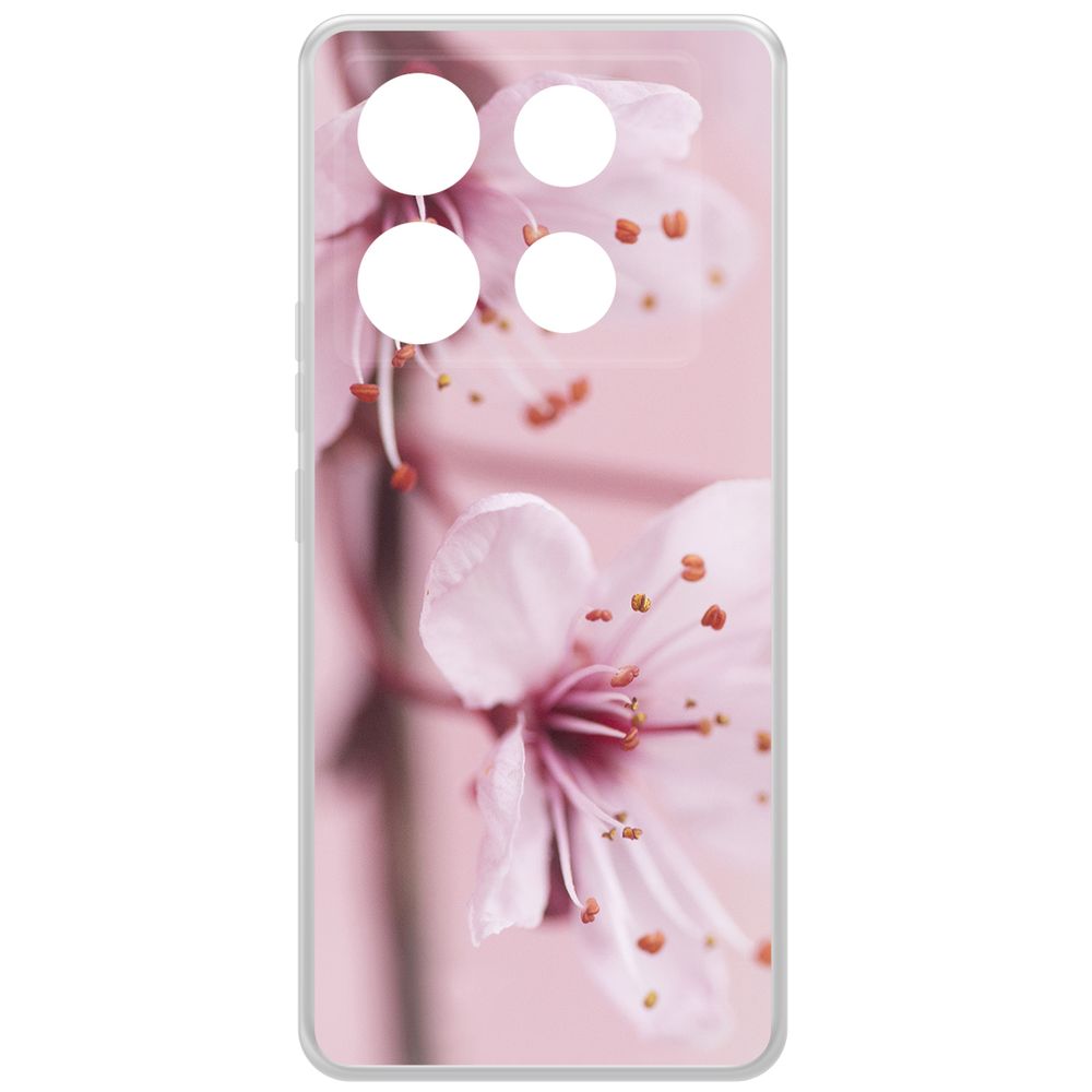 

Чехол-накладка Krutoff Clear Case Весна для INFINIX Note 40 Pro 5G, Прозрачный