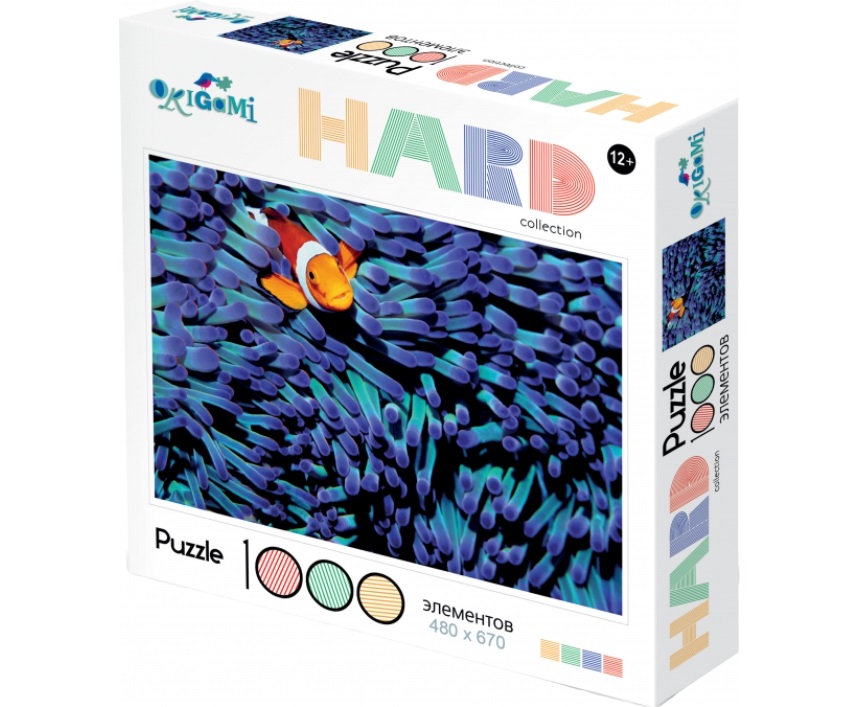 

Пазл Оригами Hard Рыбка 1000 элементов, 07547