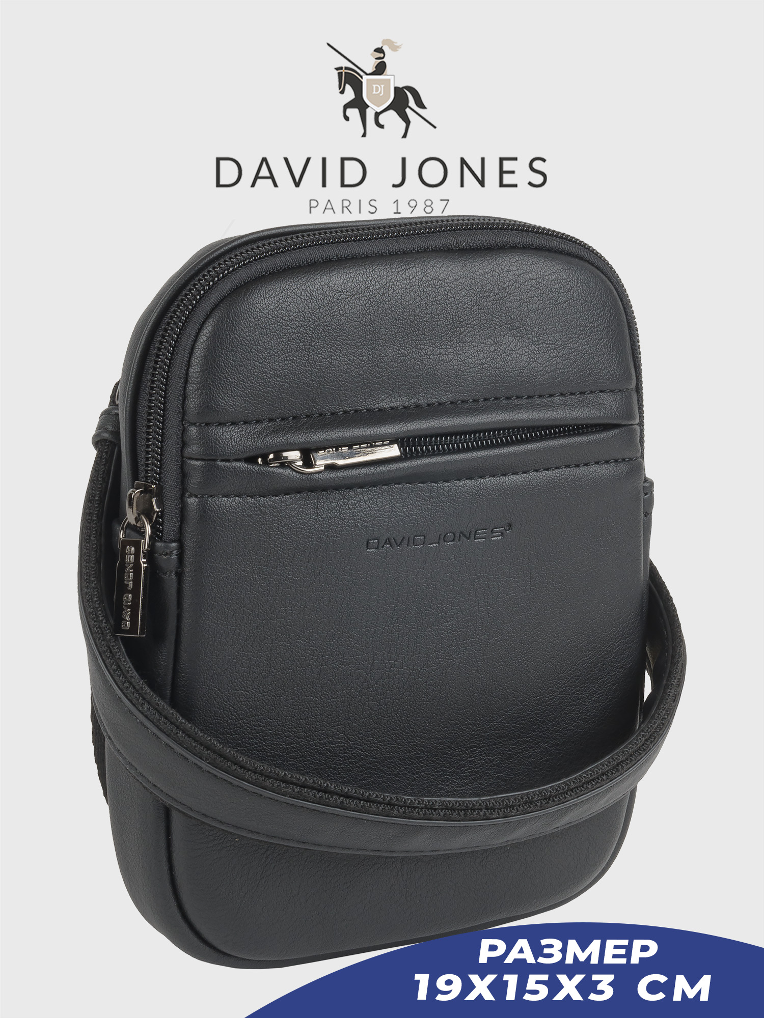 Сумка мужская David Jones 694405-DD черный