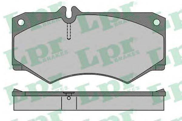 

Тормозные колодки Lpr 05P408