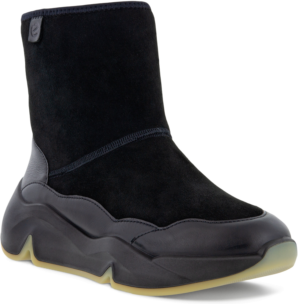 

Угги женские ECCO Chunky Sneaker W черные 41 EU, Chunky Sneaker W