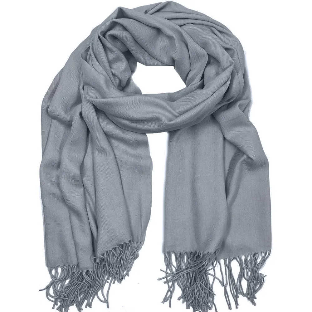 

Палантин женский Cashmere HS667 серый, 180х70 см, HS667