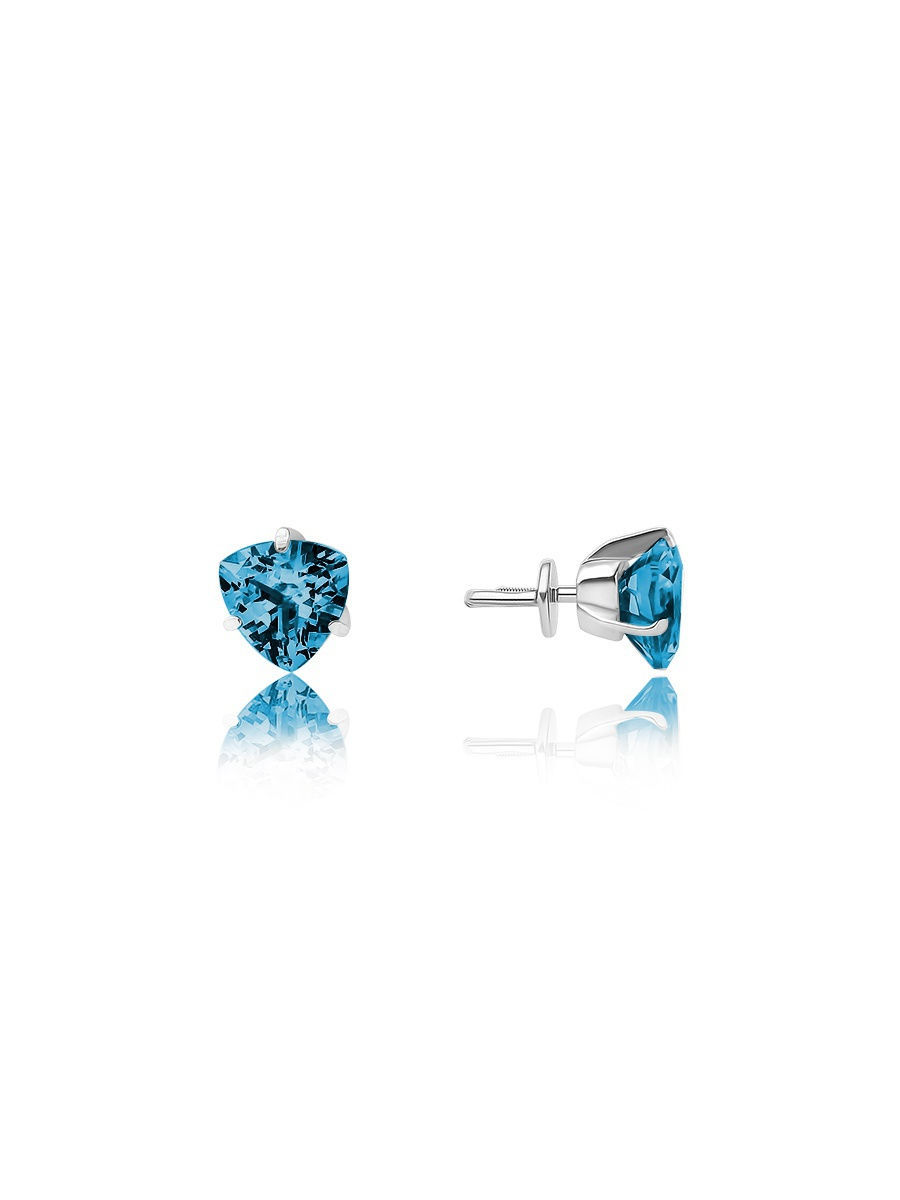

Серьги-пусеты из серебра с фианитом TOP CRYSTAL 40255392, 40255392