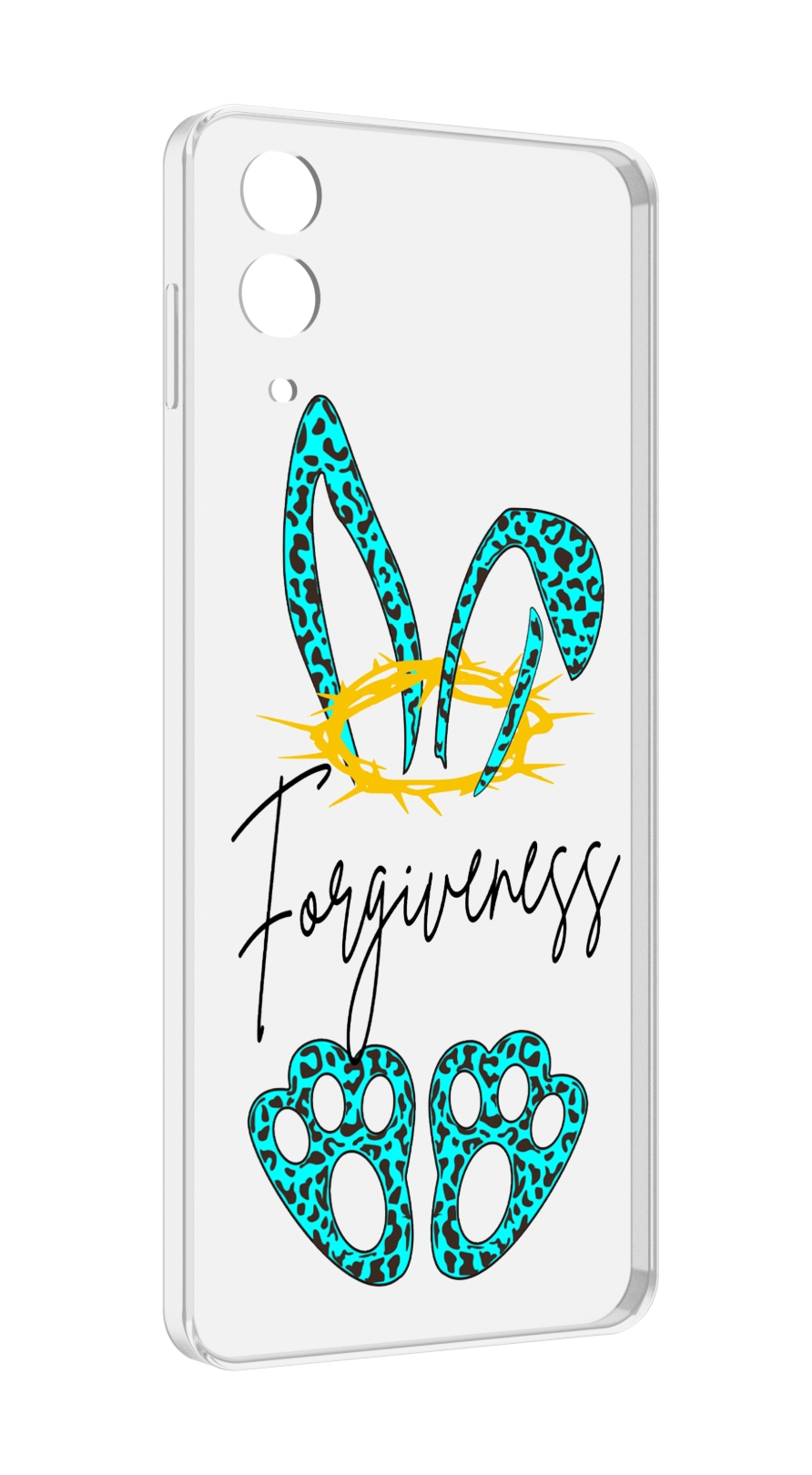 

Чехол MyPads бирюзовое лапки и ушки женский для Samsung Galaxy Z Flip 4 (SM-F721), Прозрачный, Tocco