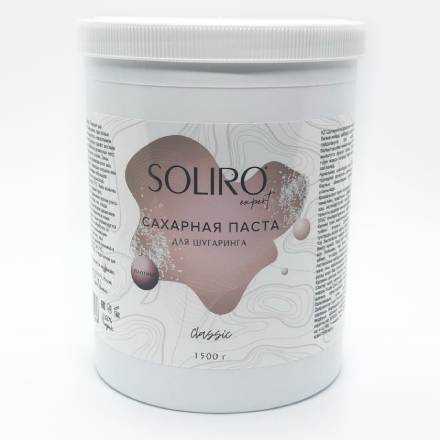 

Паста для шугаринга Soliro Classic, плотная, 1,5 кг