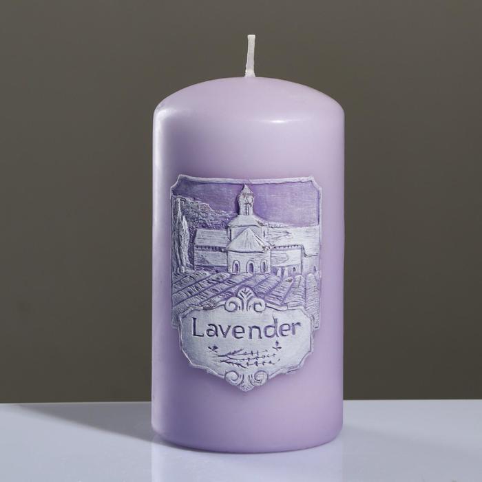 

Свеча - цилиндр ароматическая Лавандовое поле, 815 см, лавандовый матовый, Фиолетовый