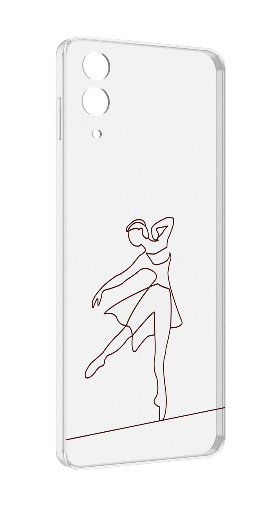 

Чехол MyPads балерина-белая для Samsung Galaxy Z Flip 4 (SM-F721), Прозрачный, Tocco