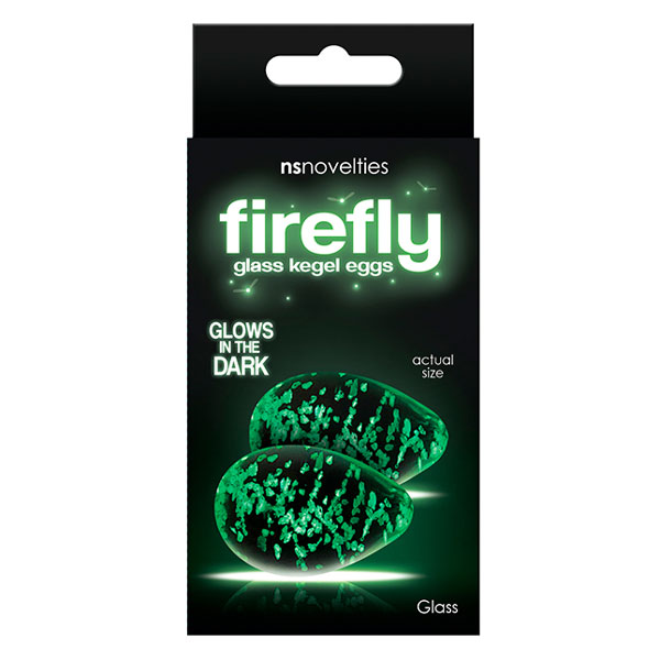 фото Tonga массажер для анальной стимуляции из стекла firefly glass kegel eggs clear