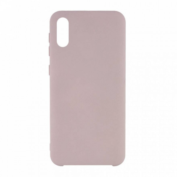 

Накладка для Samsung Galaxy A02 Silicone cover пудро, Розовый