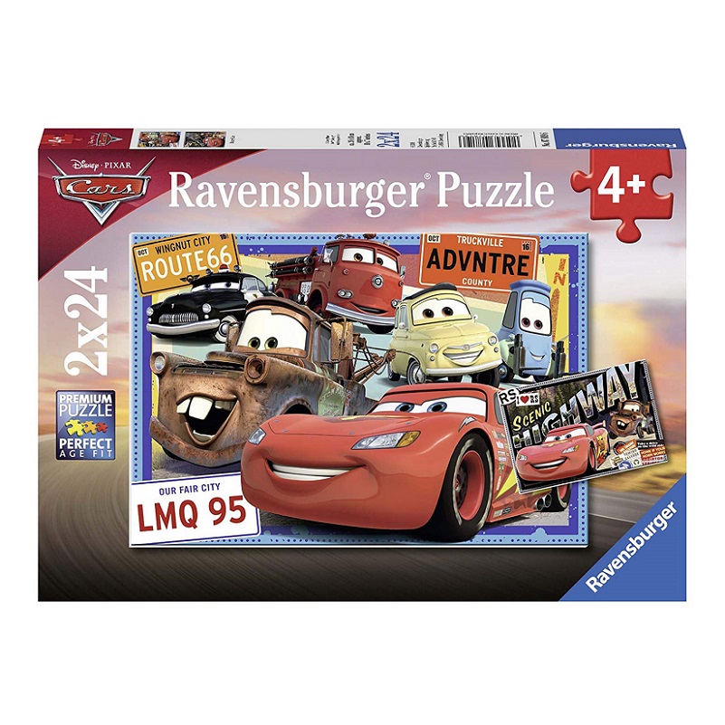 

Пазл Ravensburger Дисней тачки 2x24, арт.07819