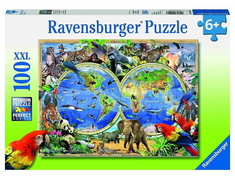 

Пазл Ravensburger Животные земли (100), арт.10540