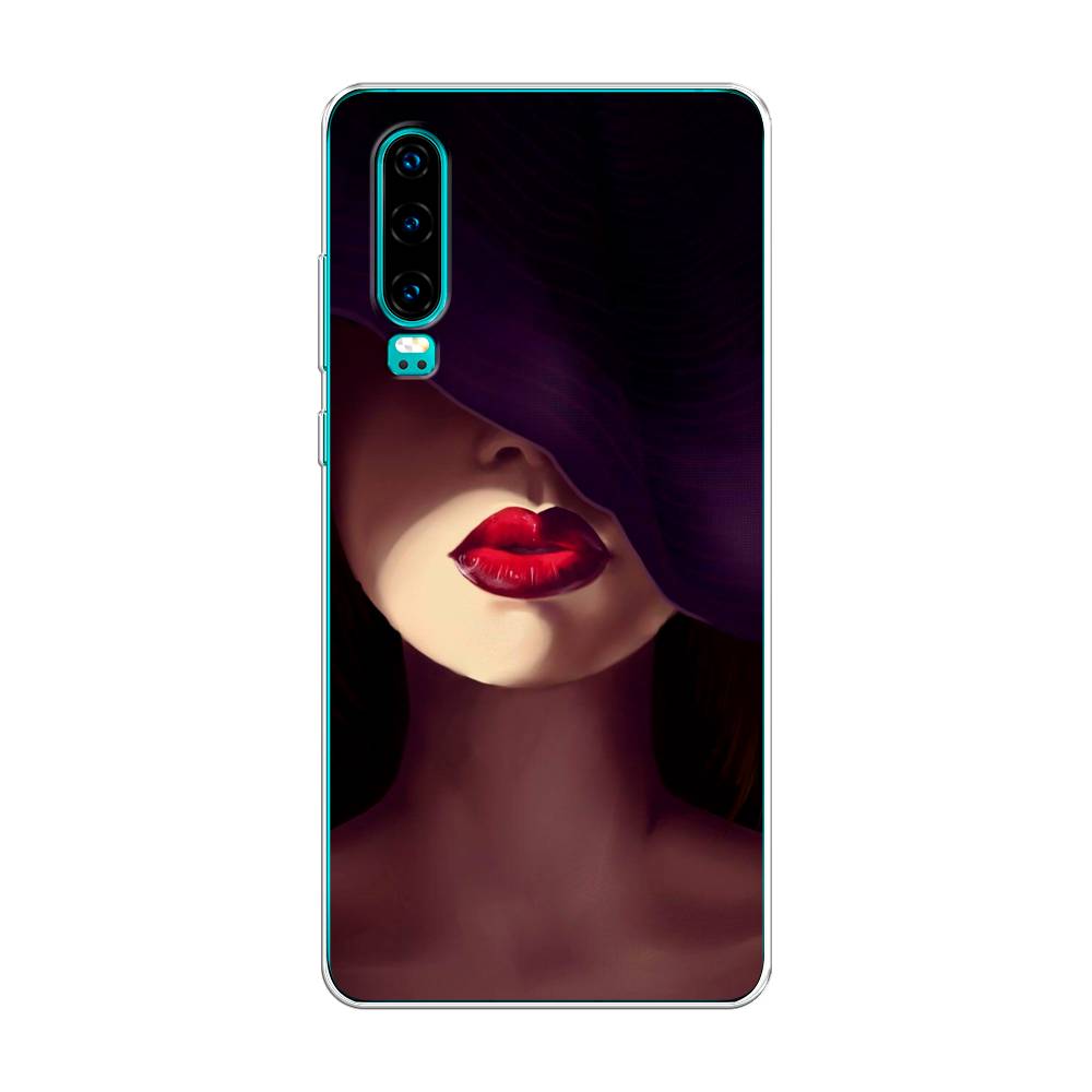

Чехол Awog на Huawei P30 "Красные губы", Черный;бежевый;красный, 68550-7
