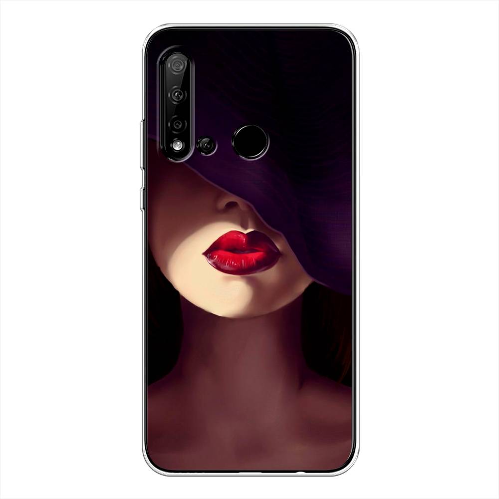 фото Чехол awog "красные губы" для huawei p20 lite 2019