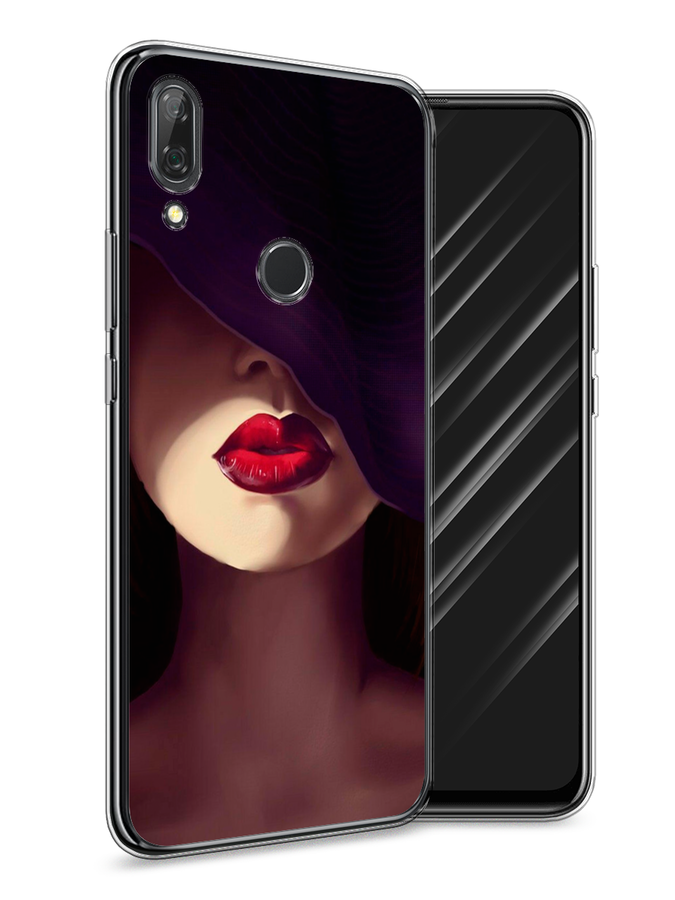 

Чехол Awog на Huawei P Smart Z "Красные губы", Черный;бежевый;красный, 69450-7