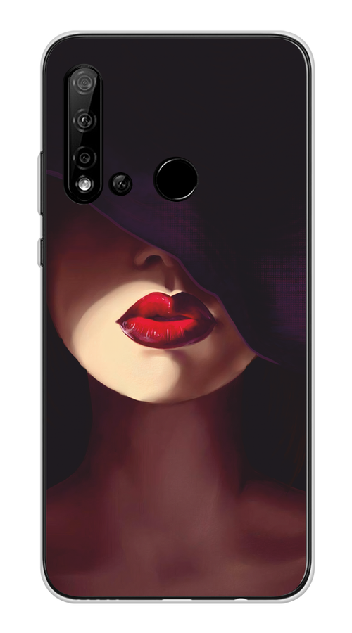 

Чехол Awog на Huawei Nova 5i "Красные губы", Черный;бежевый;красный, 69850-7