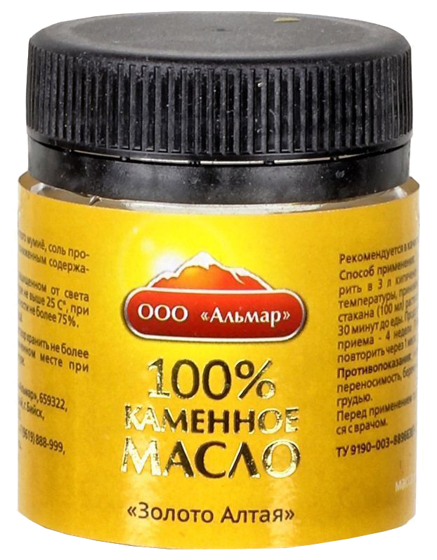 

Каменное масло Бракшун "Золото Алтая" 18г