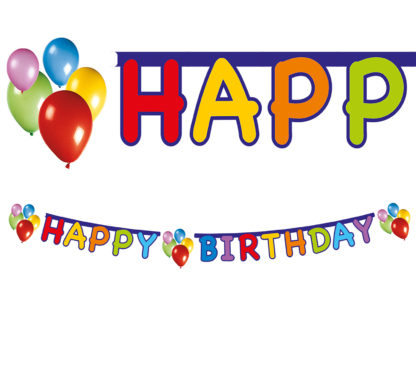 

Подвесное украшение Procos Balloons Fiesta Happy Birthday 220 см