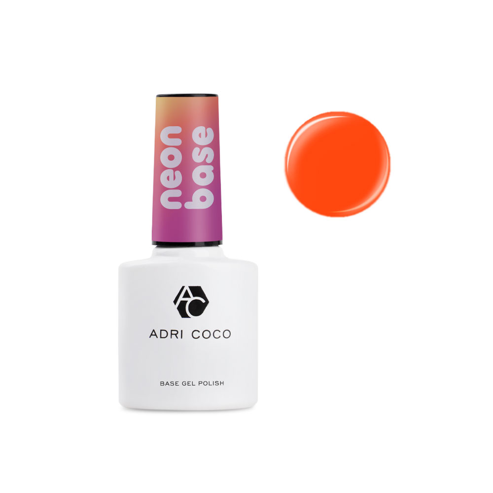 Цветная база ADRICOCO Neon base №03 - сладкий грейпфрут (8 мл.) полимерная глина брелоки сладкий десерт