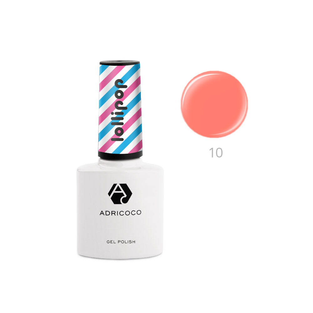 

Гель-лак ADRICOCO Lollipop №10 - Апельсиновая шипучка (8 мл.)