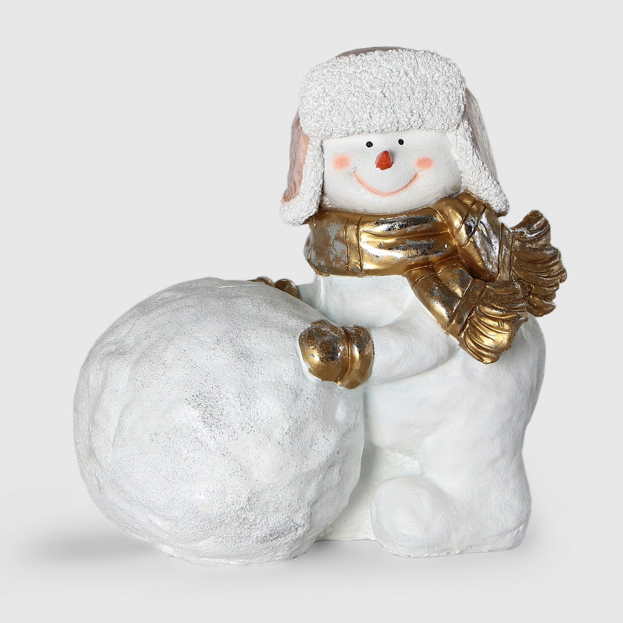 Фигурка ТПК Полиформ Снеговик с шаром