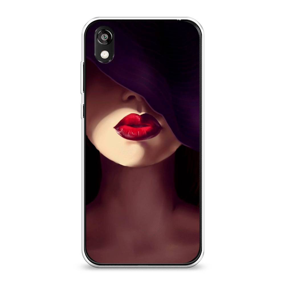 фото Чехол awog "красные губы" для honor 8s