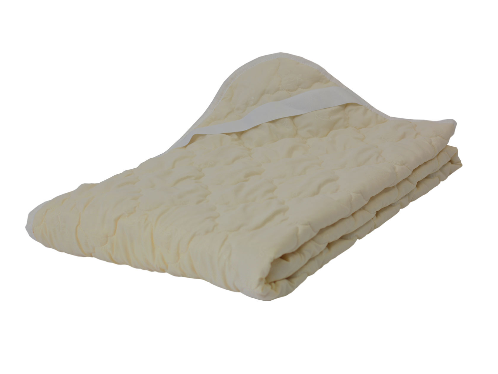фото Чехол для матраса овечья шерсть микрофибра молочный, 2000 х 2000 мм ми текстиль