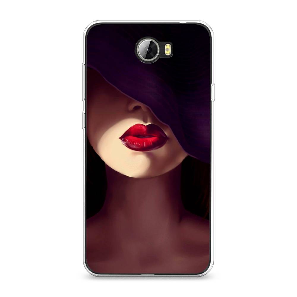 

Чехол Awog на Honor 5A "Красные губы", Черный;бежевый;красный, 60350-7