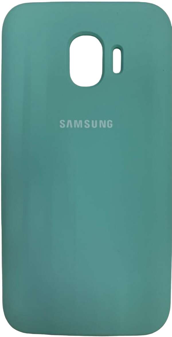 

Накладка для Samsung Galaxy J2 (2018) Silicone cover бирюзовая, Голубой