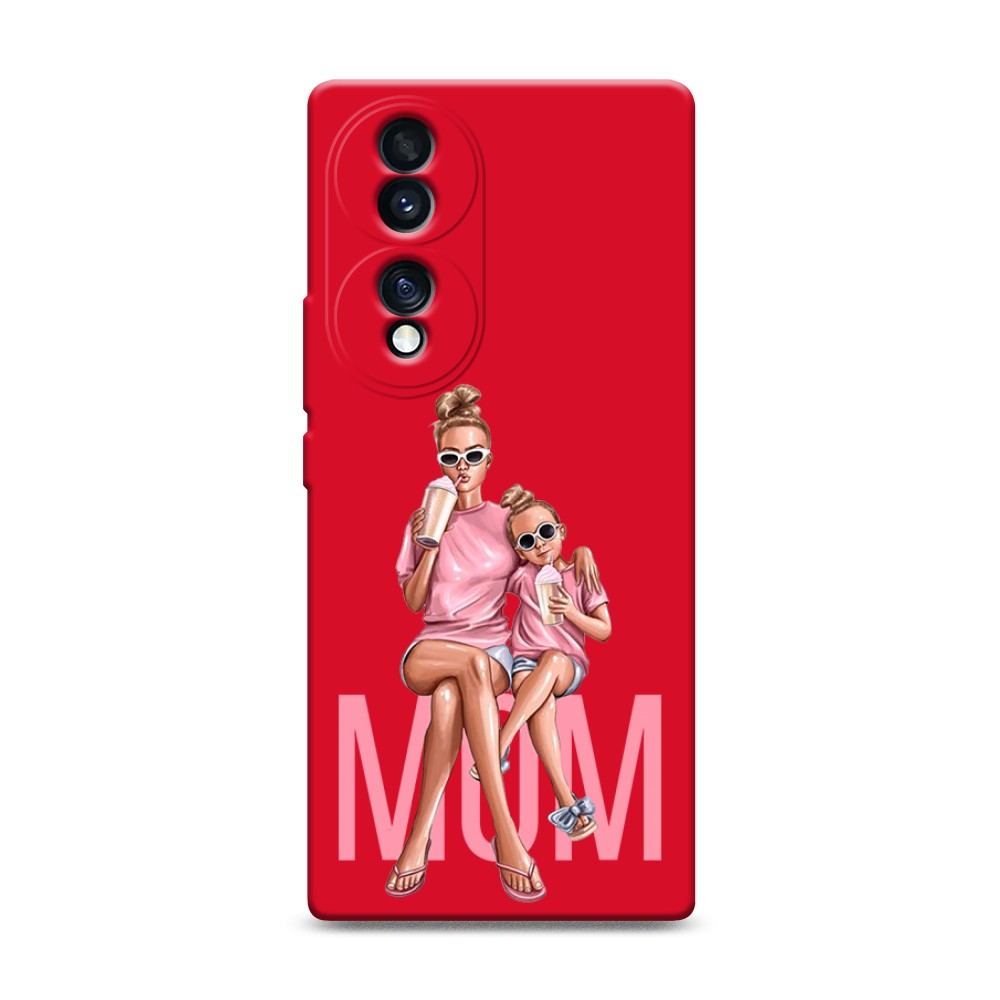 

Чехол Awog на Honor 70 "Lovely mom", Бежевый;розовый;прозрачный, 6108253-1