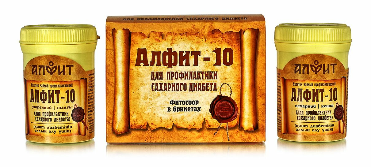 

Алфит 10 (Для профилактики сахарного диабета) №60*2гр.