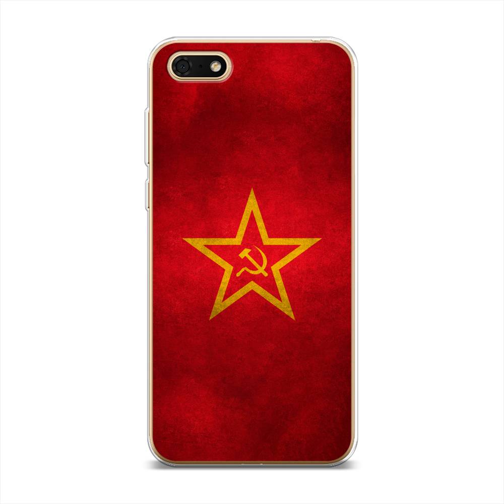 фото Чехол awog "красное знамя" для huawei y5 2018