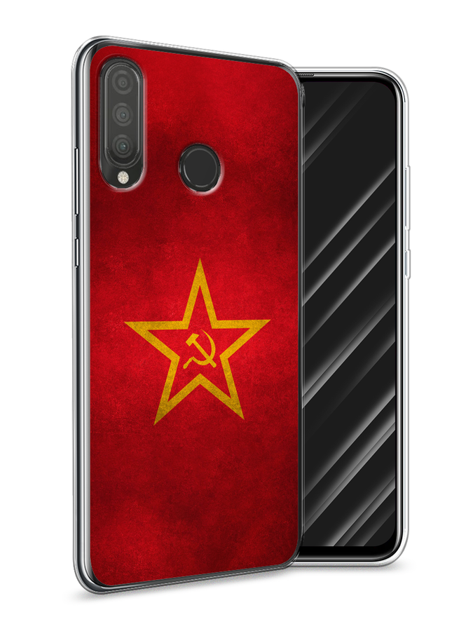 

Чехол Awog на Huawei P30 Lite "Красное знамя", Желтый;красный, 67950-10