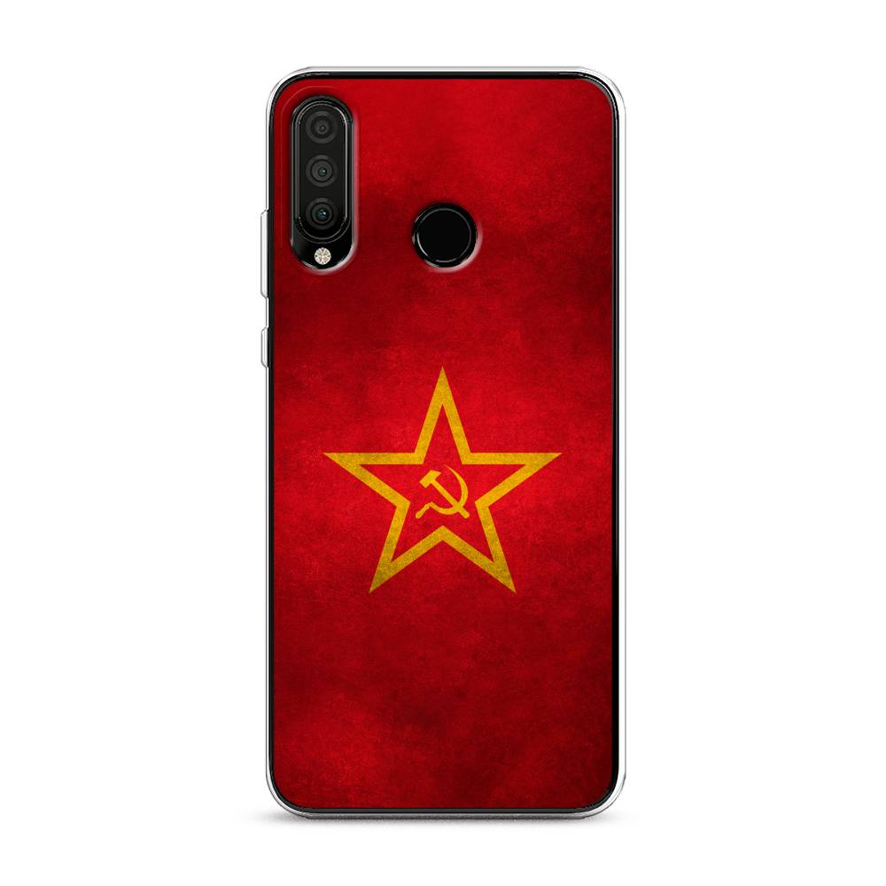 фото Чехол awog "красное знамя" для huawei p30 lite