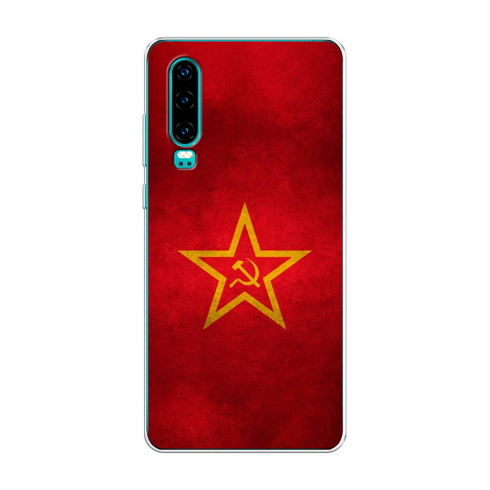 

Чехол Awog на Huawei P30 "Красное знамя", Желтый;красный, 68550-10