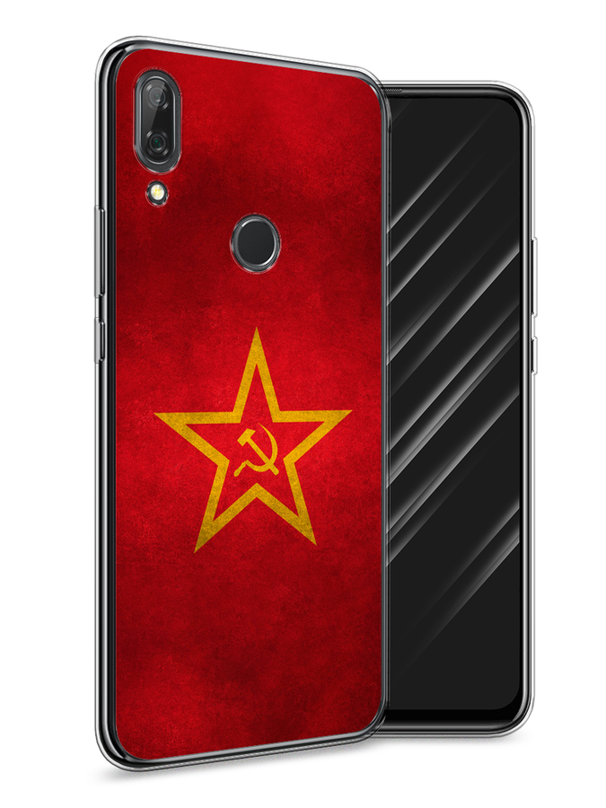 

Чехол Awog на Huawei P Smart Z "Красное знамя", Желтый;красный, 69450-10