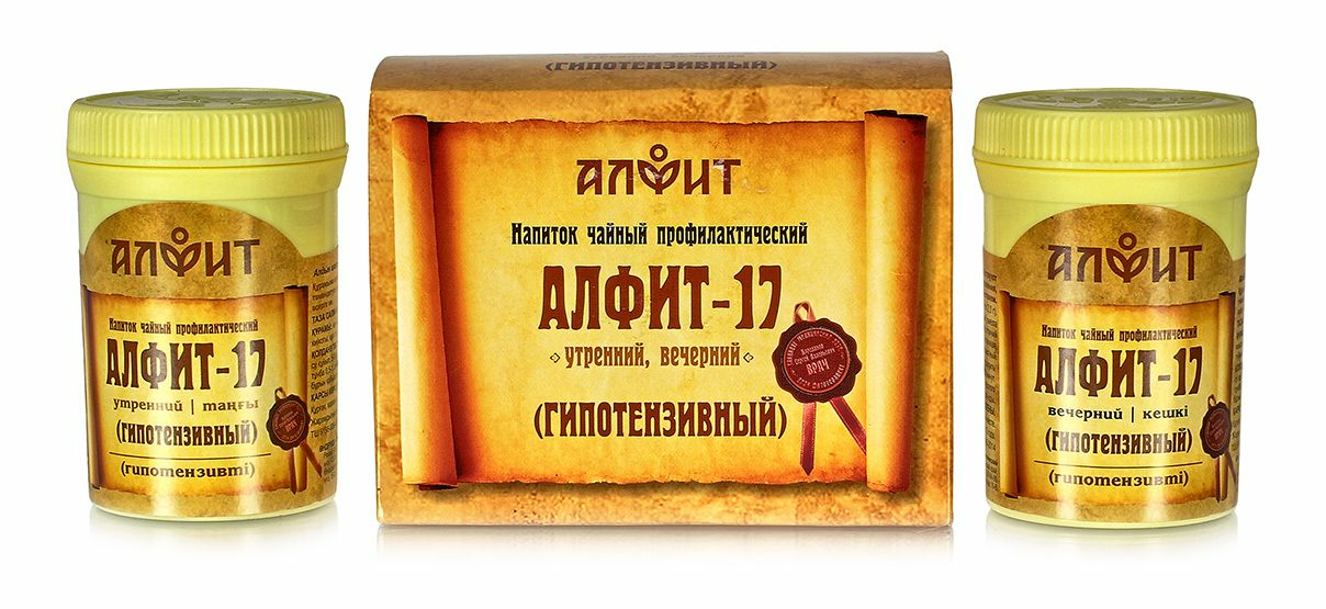 

Алфит 17 (Гипотензивный) №60*2гр.