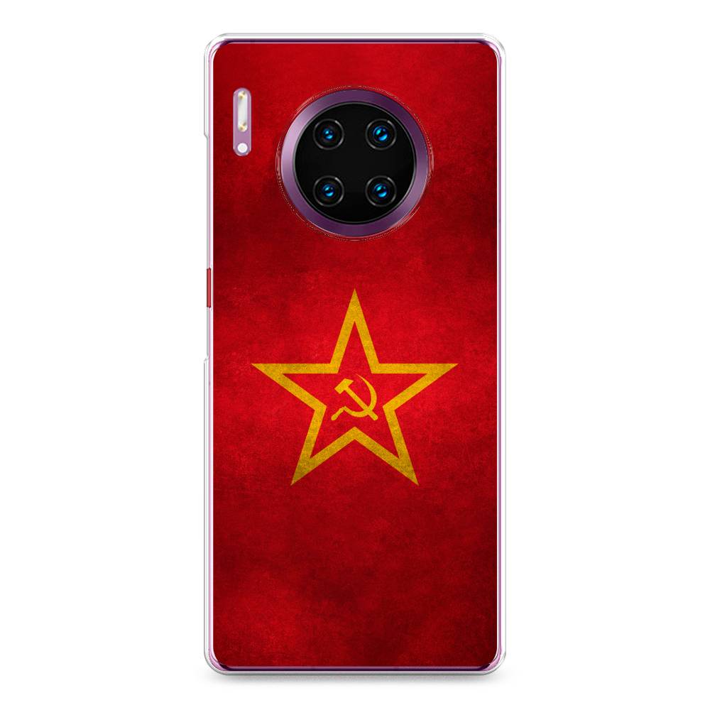 

Чехол Awog на Huawei Mate 30 Pro "Красное знамя", Желтый;красный, 610450-10