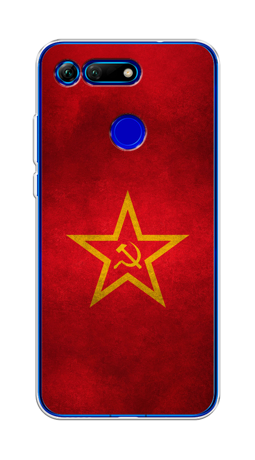 

Чехол Awog на Honor V20 (View 20) "Красное знамя", Желтый;красный, 67350-10