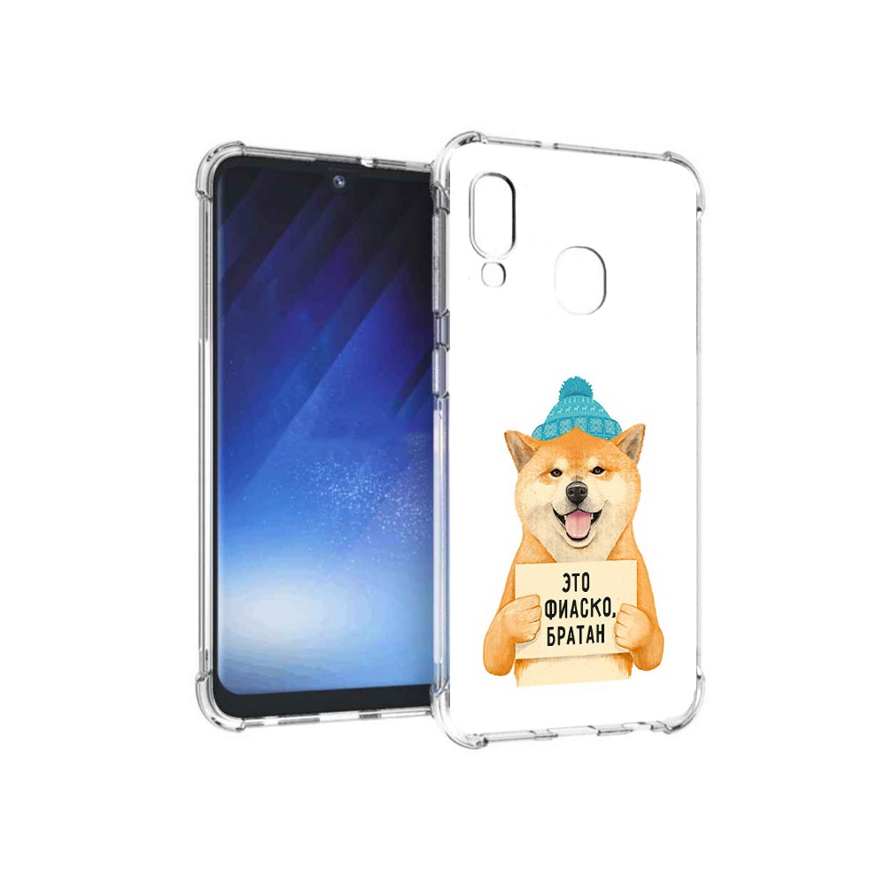 

Чехол MyPads Tocco для Samsung Galaxy A20e фиаско (PT133424.505.656), Прозрачный, Tocco