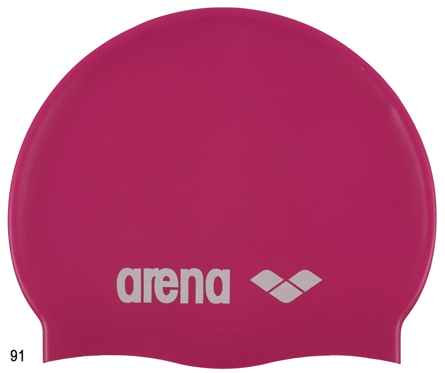 Шапочка для плавания ARENA Classic Silicone JR (фуксия) 91670/91