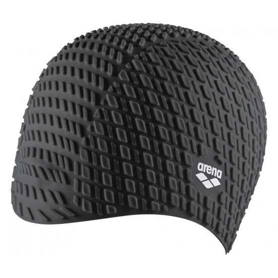 фото Шапочка для плавания arena bonnet silicone cap (черный) 001914/200