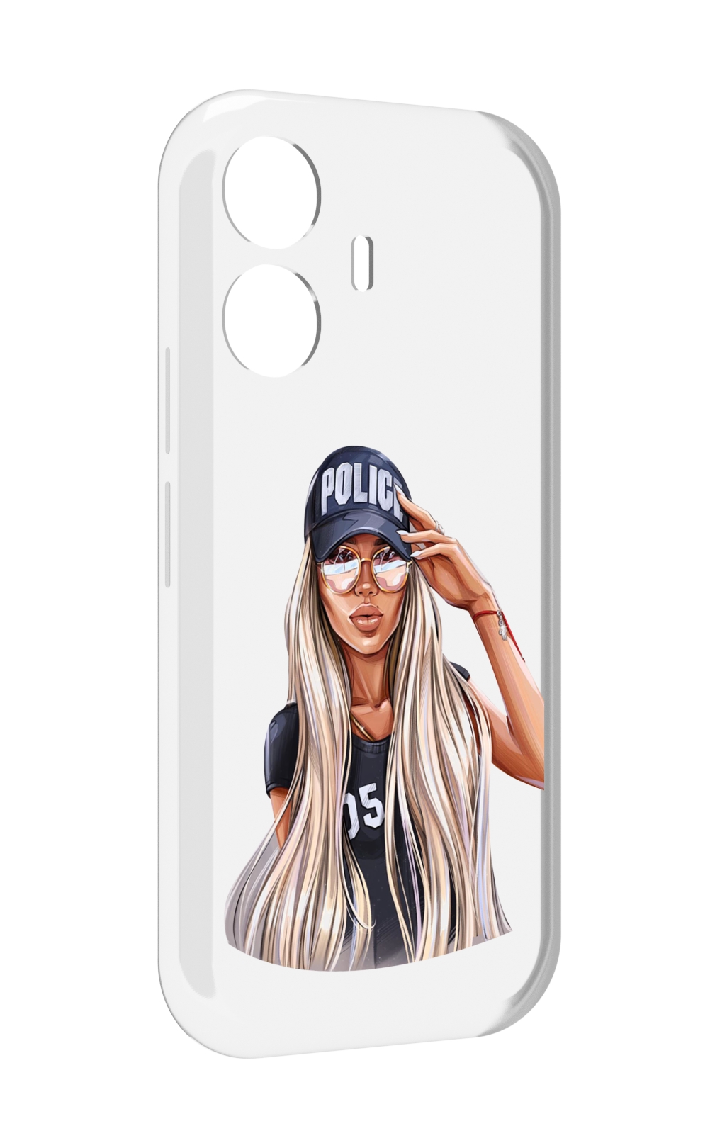 

Чехол MyPads модная-девушка-арт женский для Vivo Y77E / Vivo iQOO Z6 Lite, Прозрачный, Tocco