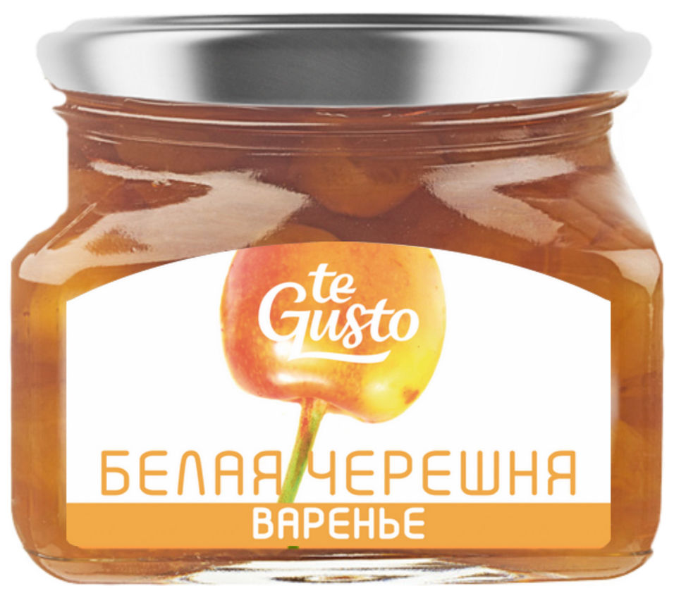 Варенье Te Gusto из белой черешни 430г