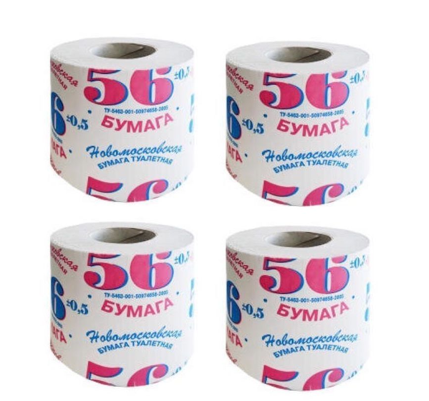 

Туалетная бумага АртПласт однослойная 56 м, СГТ30523-4