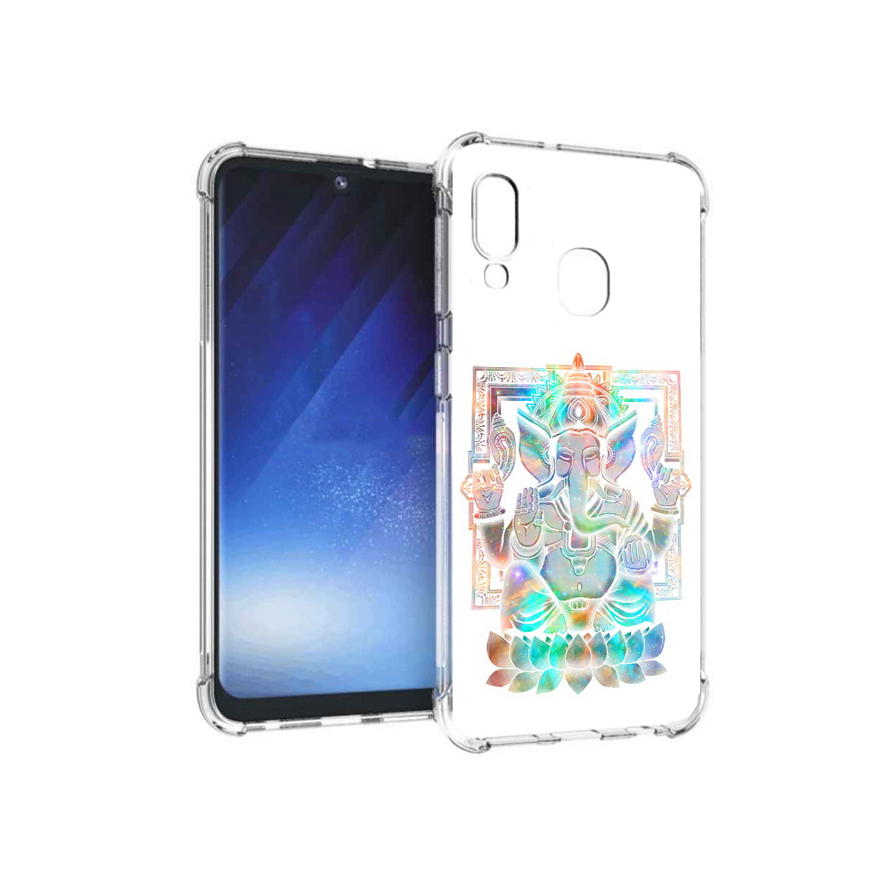 

Чехол MyPads Tocco для Samsung Galaxy A20e умный слон (PT133424.505.654), Прозрачный, Tocco