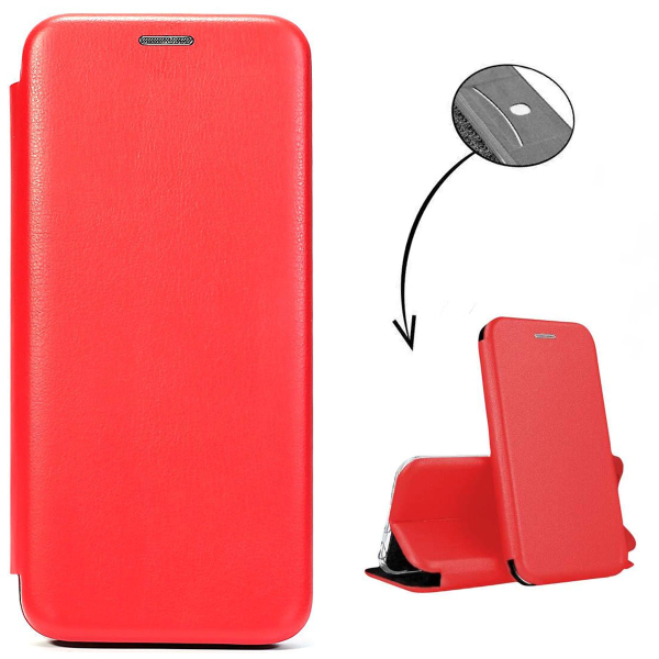 фото Чехол-книжка fashion сase для tecno spark 9 pro красный fashion case