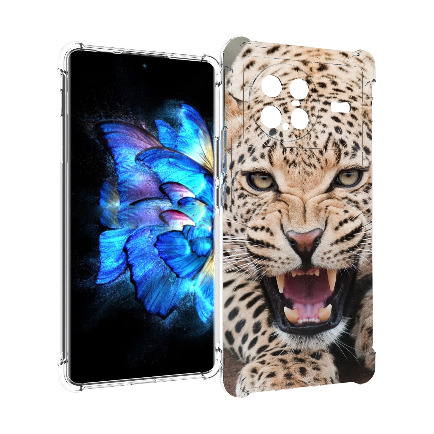 

Чехол MyPads Гепард-красивый мужской для Vivo X Note 5G, Прозрачный, Tocco